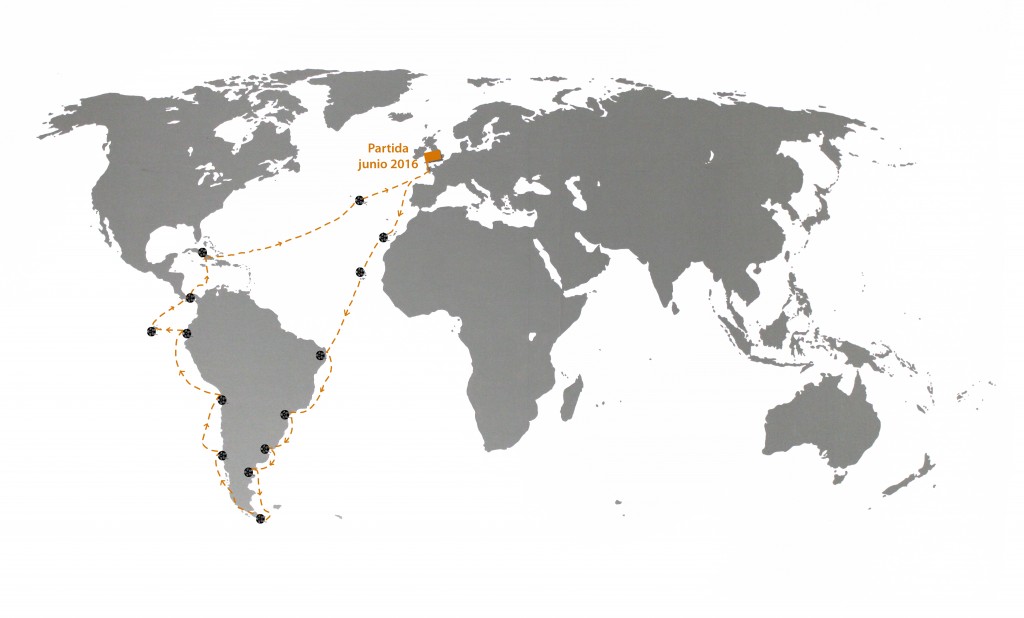 carte trajet partida