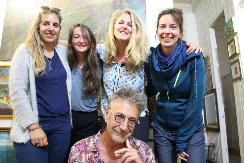 Géraldine, Ségolène, Lorraine, Charline et Olivier, équipage Valparaiso-Arica