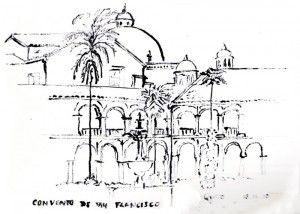 Patio convento San Francisco, Quito 